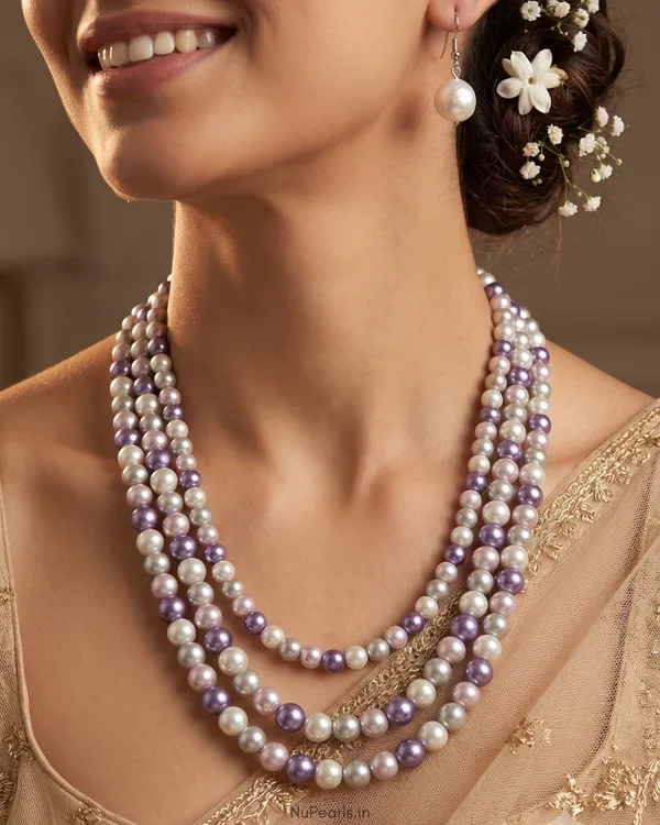 Purple_Silver_Aesha_3_Layered_Pearl_Mala_Necklace_With_Earrings_For_Women