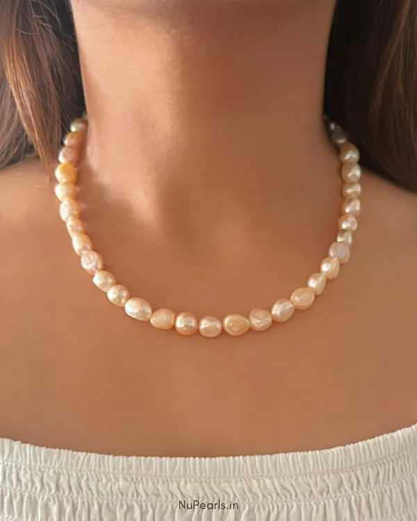 Peach_Rati_Fresh_Water_Pearl_Necklace_For_Women