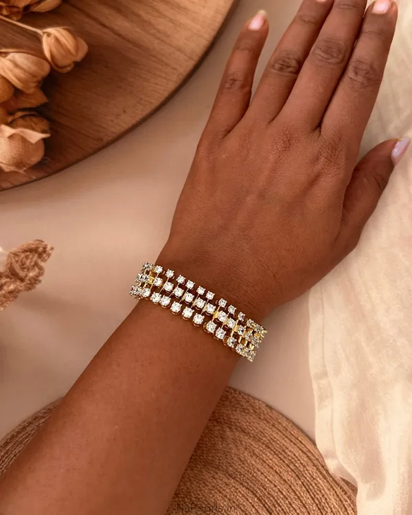 Simar_Gold_Plated_Triple_Row_CZ_Premium_Tennis_Bracelet