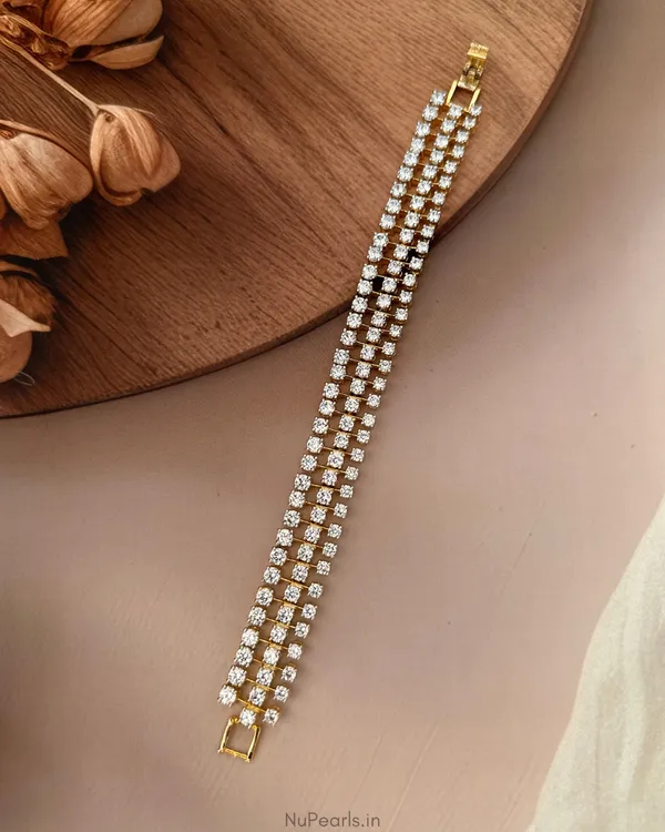 Simar_Gold_Plated_Triple_Row_CZ_Premium_Tennis_Bracelet