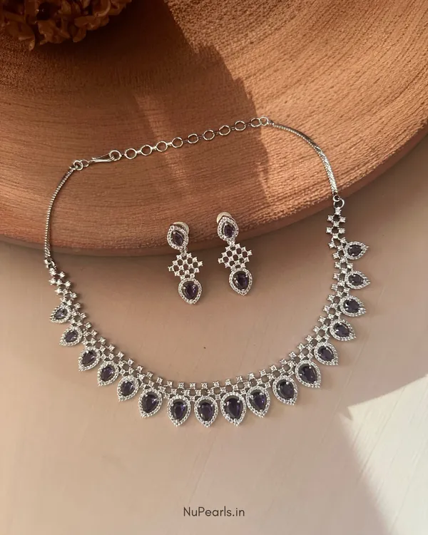 Purple_Pahel_Necklace_|_Rhodium_Plated_CZ_Studded_Jewellery_Set_For_Women