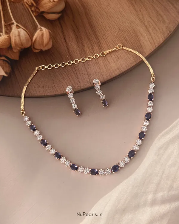 Purple_Peya_Necklace_|_18k_Rose_Gold_Plated_CZ_Studded_Jewellery_For_Women