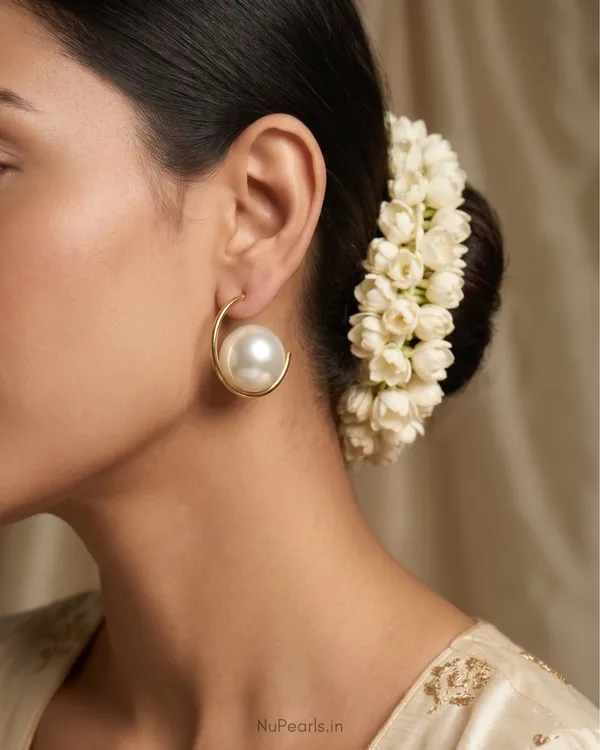 White_Oversized_Pearl_Hoop_Nola_Earrings_|_Modern_Party_Earrings