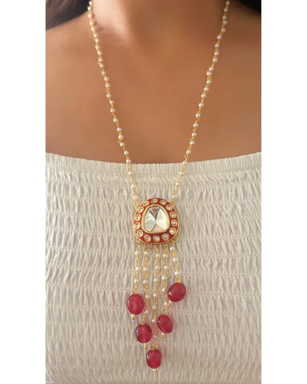 Red_Nessa_Moissanite_Japanese_Pearl_Long_Mala_Necklace_For_Women
