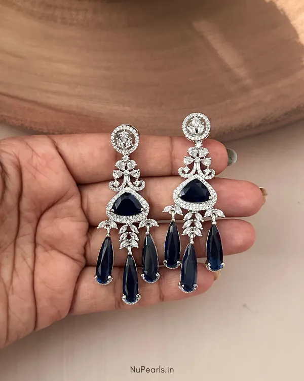 Blue_Grace__American_Diamond_Rhodium_Plated_Chandelier_Party_Earrings_For_Women