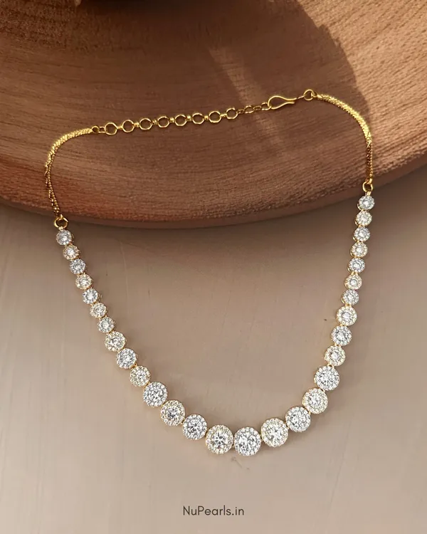 Gold-Silver_Vena_Necklace_|_18K_Gold-Rhodium_Plated_CZ_Studded_Jewellery_Set_For_Women