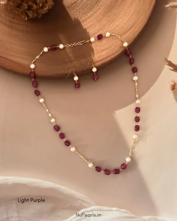 Light_Purple_Meera_Stone_&_Pearl_Mala_with_AD_Chain_for_Women