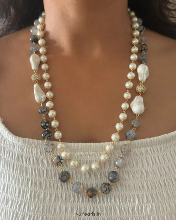 Grey_Ashni_Double_Layered_Mala_with_Shell_Pearls_For_Women