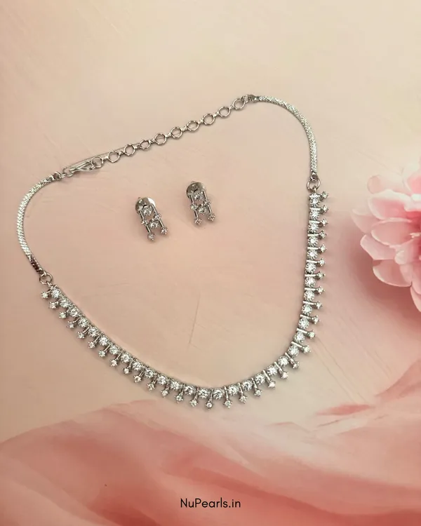 IRIS_Rhodium_Plated_Necklace_Set_For_Women_With_AD_Stones