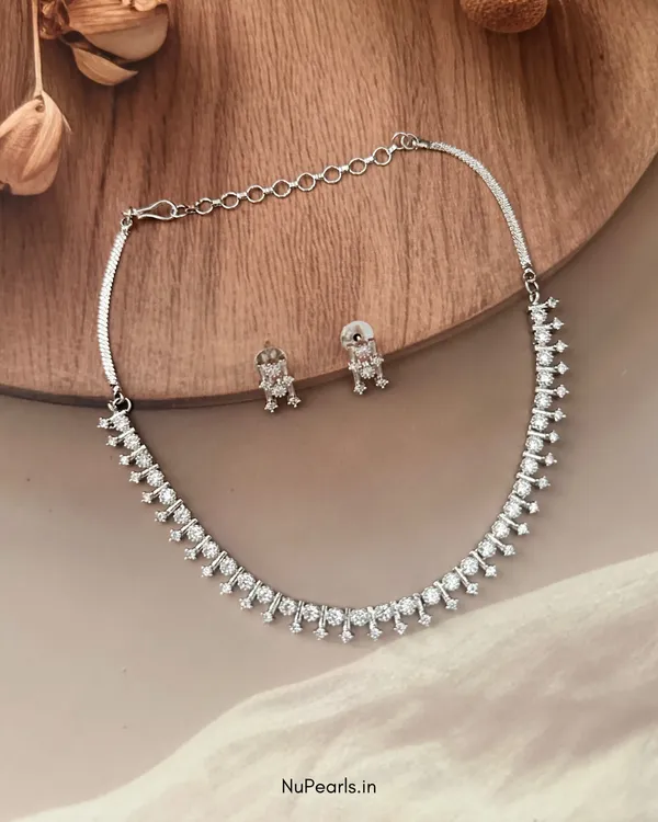 IRIS_Rhodium_Plated_Necklace_Set_For_Women_With_AD_Stones