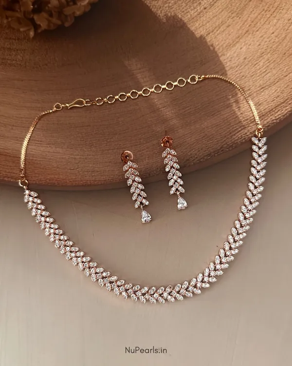 Rose_Gold_Naaz_Necklace_|_18K_Rose_Gold_Plated_CZ_Studded_Jewellery_Set_For_Women