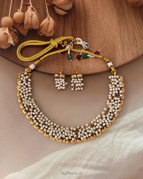 Kasya_Traditional_Temple_Style_Guttapusalu_Pearl_Beaded_Necklace_Set_with_Earrings