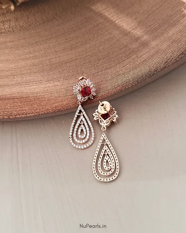 Red_Maya_Cz_Stone_Rose_Gold_Dangler_Earrings