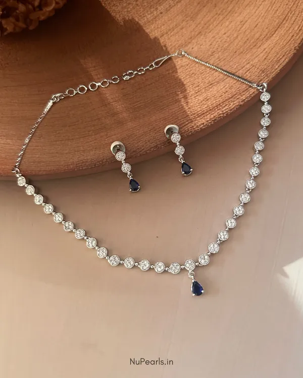 Purple_Lili_Necklace_|_Rhodium_Plated_CZ_Studded_Jewellery_Set_For_Women