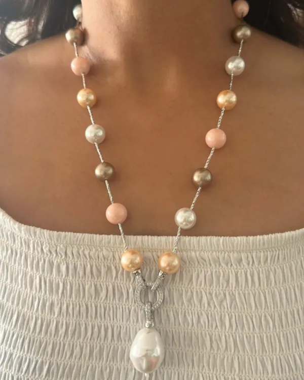 Multi_Bronze_Maria_Pearl_Mala_With_Detachable_Silver_Pendant_For_Women