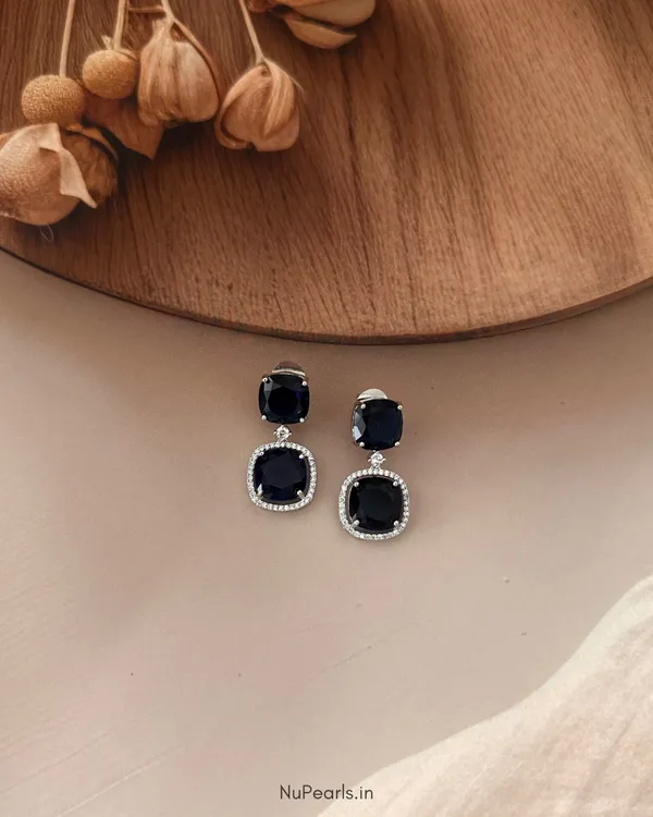 Dark_Blue_Lucy_Doublet_Cz_Stone_Rhodium_Earrings