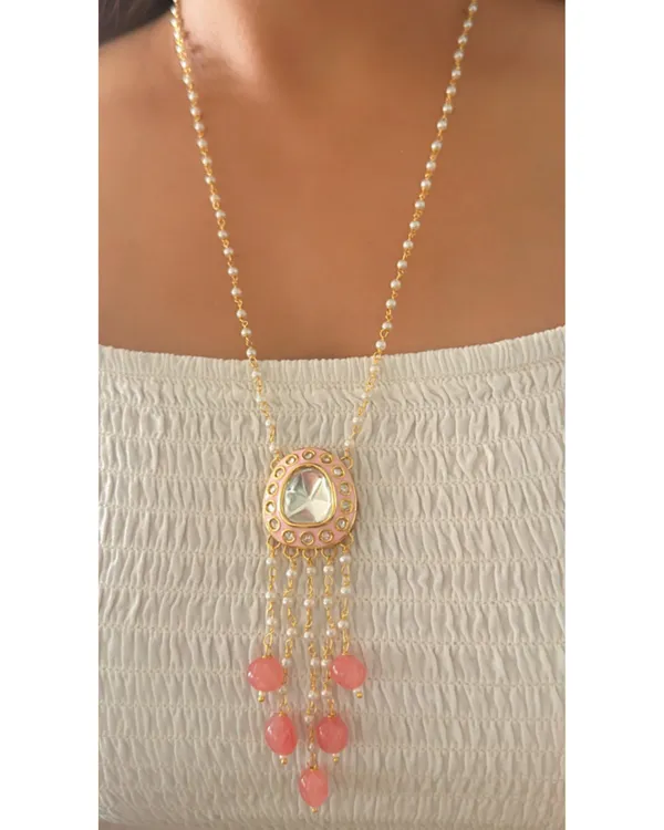 Pink_Nessa_Moissanite_Japanese_Pearl_Long_Mala_Necklace_For_Women