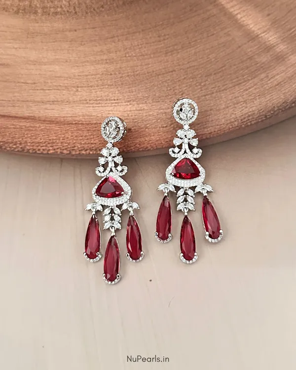 Red_Grace__American_Diamond_Rhodium_Plated_Chandelier_Party_Earrings_For_Women