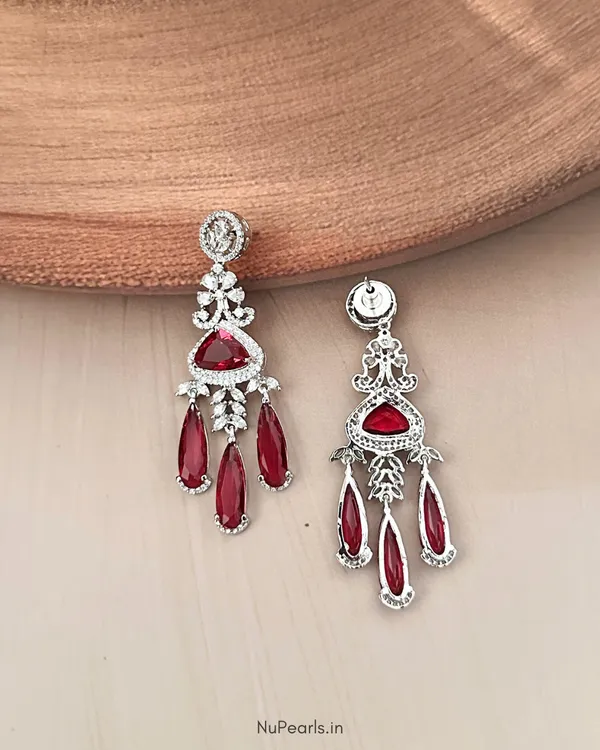 Red_Grace__American_Diamond_Rhodium_Plated_Chandelier_Party_Earrings_For_Women