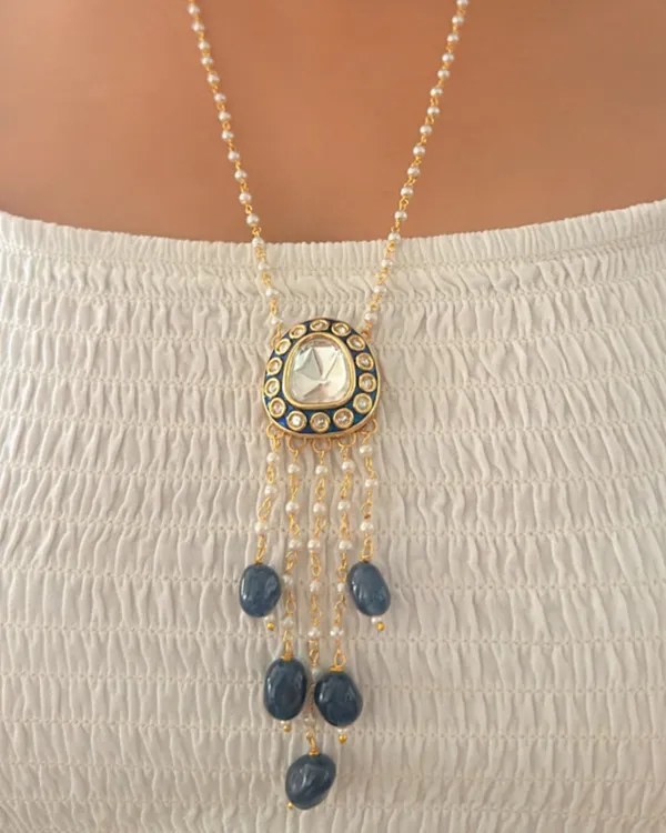 Dark_Blue_Nessa_Moissanite_Japanese_Pearl_Long_Mala_Necklace_For_Women