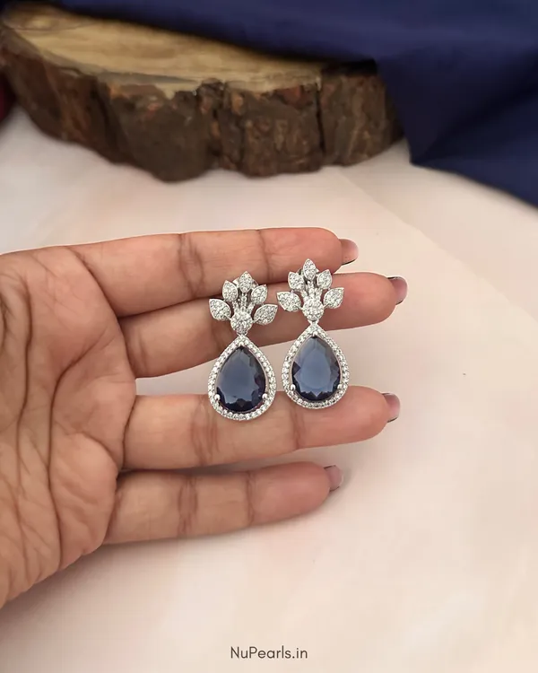 Blue_Faye__AD_Stone_drop_Earrings_For_women_|_Rhodium_Plated