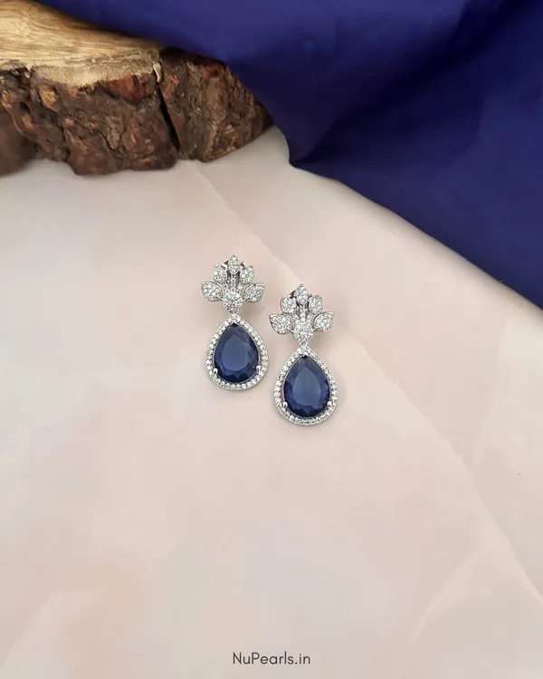 Blue_Faye__AD_Stone_drop_Earrings_For_women_|_Rhodium_Plated