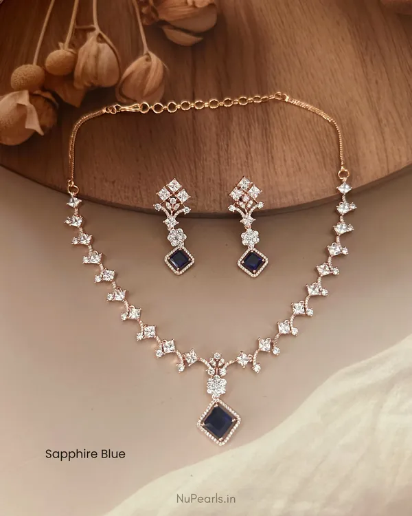 Blue_Viti_Necklace_|_18K_Rose_Gold_Plated_CZ_Studded_Jewellery_Set_For_Women