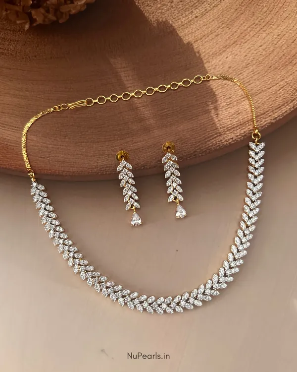 Gold-Silver_Naaz_Necklace_|_18K_Gold-Rhodium_Plated_CZ_Studded_Jewellery_Set_For_Women