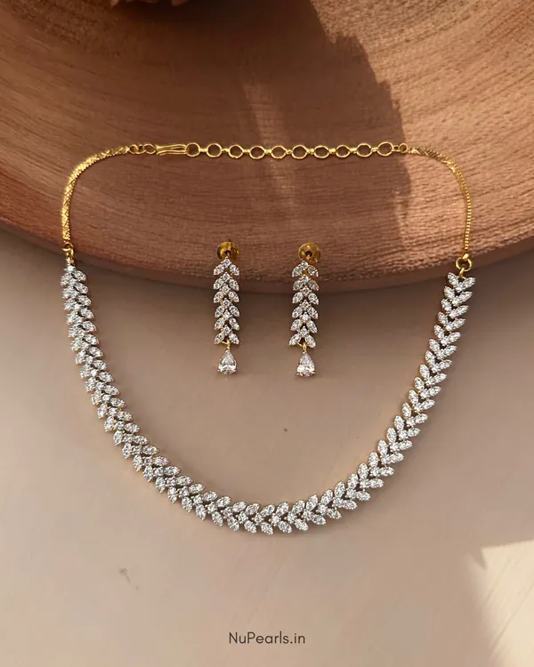 Gold-Silver_Naaz_Necklace_|_18K_Gold-Rhodium_Plated_CZ_Studded_Jewellery_Set_For_Women