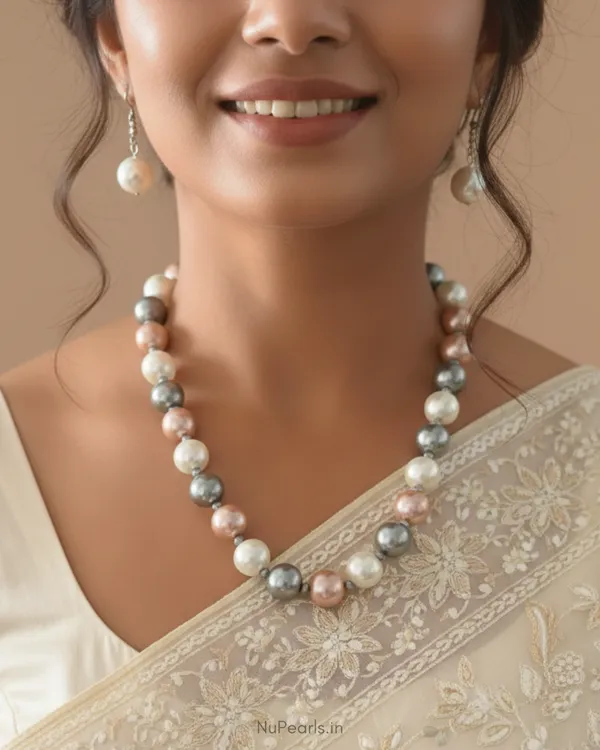 Multi_Pahi_Pearl_Mala_Necklace_With_Earrings_For_Women