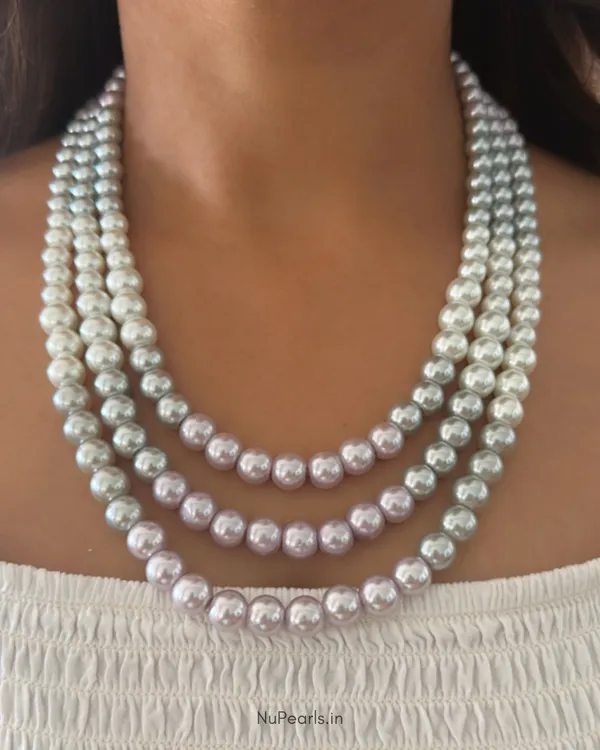 Pink_Silver_White_Nysha_3_Layered_Pearl_Mala_Necklace_With_Earrings_For_Women