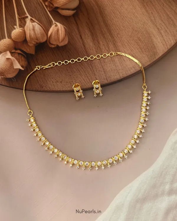 IRIS_18K_Gold_Plated_Necklace_Set_For_Women_With_AD_Stones