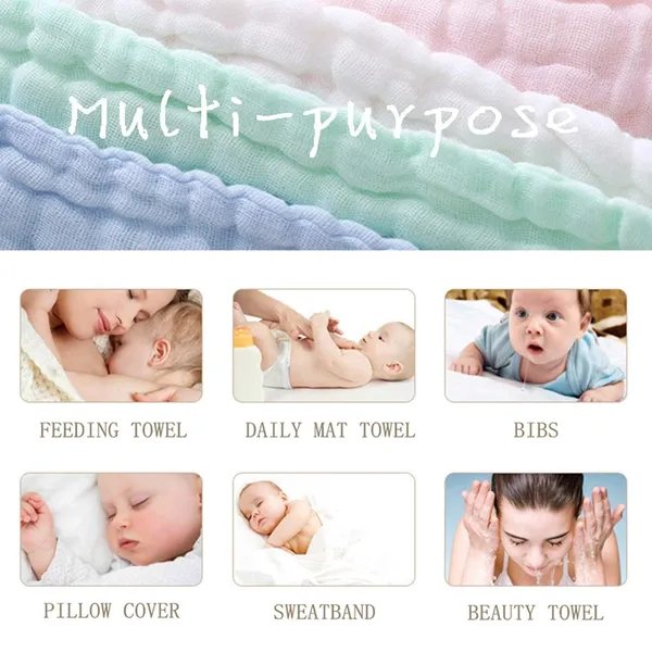 20_Piece_Organic_Muslin_Baby_Washcloths_Soft_&_Absorbent_Natural_Cotton_Wipes_For_Sensitive_Skin,_Perfect_For_Baby_Care_&_Showers_30X30_Cm