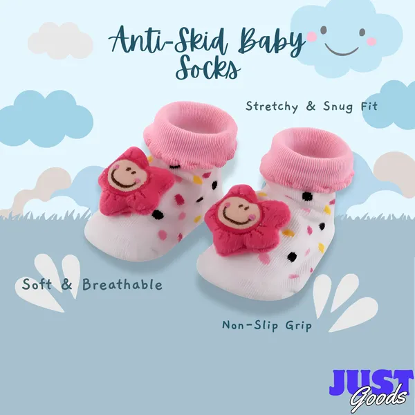 Pair_Of_12_Baby_Antislip_3D_Socks_For_New_Born_Baby,_Non_Slip_Grip_Ankle_Socks_With_Non_Skid_Soles_(0-12_Month)
