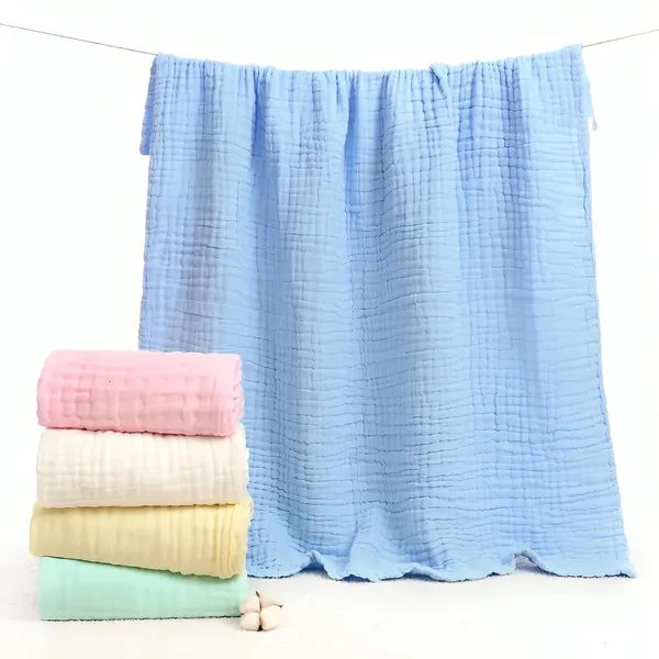 Blue_Organic_Cotton_Muslin_Baby_Bath_Towel_-_Super_Absorbent,_Extra_Soft,_Eco-Friendly,_Multi-Use_For_Newborns_(105X105_Cm)