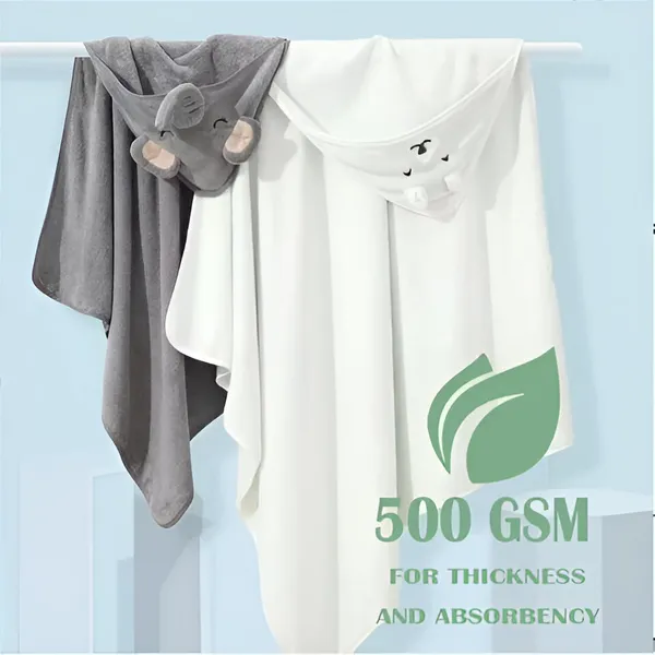 1_Piece_White_Ultra-Soft_Hooded_Baby_Towel_|_Absorbent_Bath_Towel_For_Newborns,_Infants_&_Toddlers_(31X31_Inch)