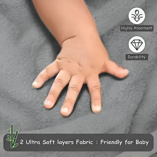 1_Piece_White_Ultra-Soft_Hooded_Baby_Towel_|_Absorbent_Bath_Towel_For_Newborns,_Infants_&_Toddlers_(31X31_Inch)