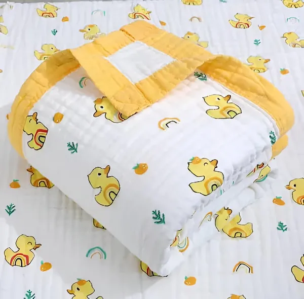 Yellow_Cotton_6_Layers_Muslin_Soft_Blanket_For_Kids_|_All_Seasons_Multipurpose_Crib_Ac_Quilt_Wrap_|_110X110_Cm