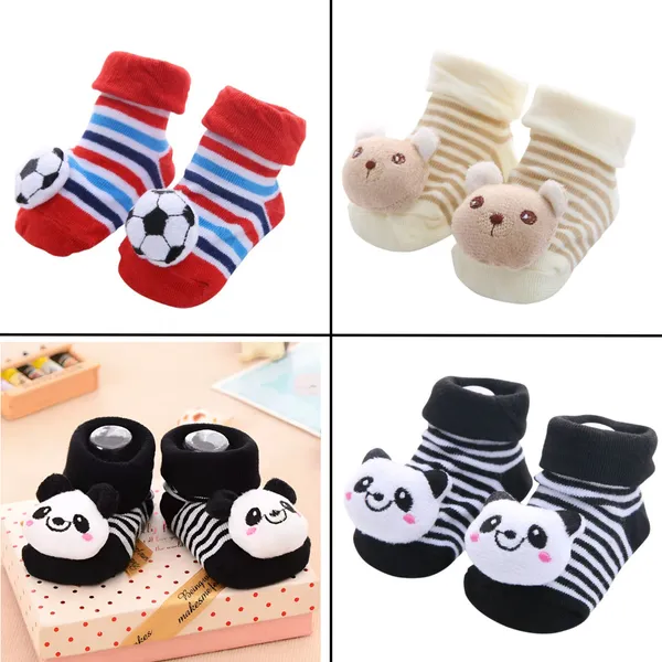 Pair_Of_4_Baby_Antislip_3D_Socks_For_New_Born_Baby,_Non_Slip_Grip_Ankle_Socks_With_Non_Skid_Soles_(0-12_Month)