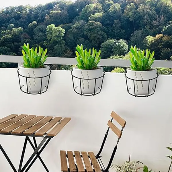 Set_Of_2_Black_Metal_Hanging_Basket_Stand_For_Indoor/Outdoor_Plants_|_Heavy_Duty_Durable_Ideal_For_Balcony_Terrace_Railing