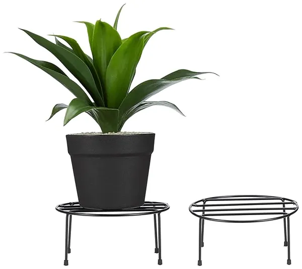 Set_Of_4_Black_Anti_Rust_Metal_Plant_Stand_With_Bottom_Rubber_For_Balcony_Garden,_Indoor_&_Outdoor_Pot_Stand