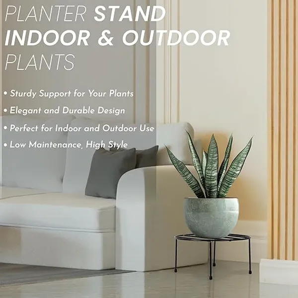 Set_Of_4_Black_Anti_Rust_Metal_Plant_Stand_With_Bottom_Rubber_For_Balcony_Garden,_Indoor_&_Outdoor_Pot_Stand
