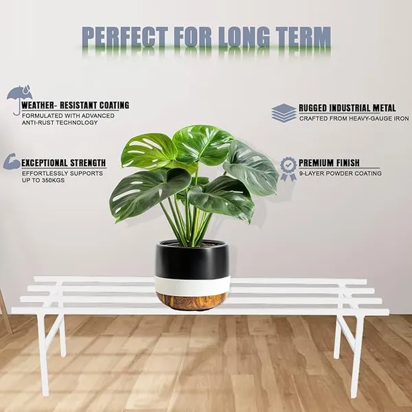 Heavy-Load_Metal_Plant_Stand_(Set_of_2)_|_24_Inch,_White,_300_Kg_Load_Capacity_|_Classic_Plant_Stands_for_Outdoor_&_Indoor_Living_Room