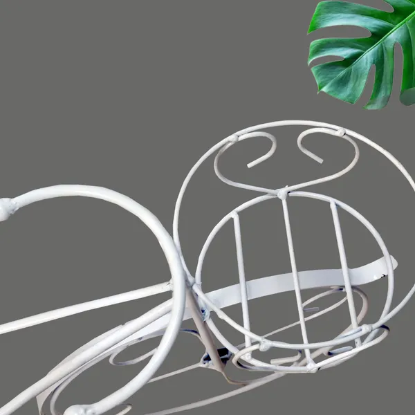 White_Cycle_Planter_Stand,_Tricycle_Plant_Holder_Ideal_For_Home,_Garden,_Terrace,_White-Set_of_1