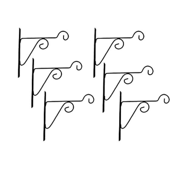 Set_Of_6_Black_Metal_Wall_Brackets_For_Indoor_Outdoor_Planters_|_Ideal_For_Hanging_Hooks_&_Holder