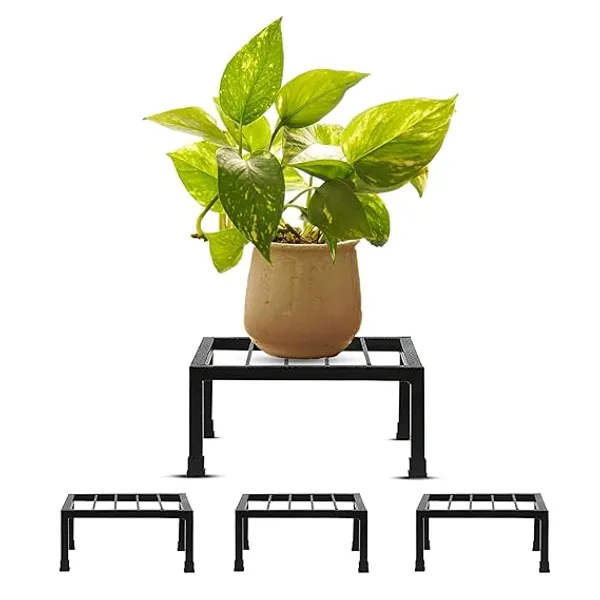 Set_Of_4_Black_Square_Stand_For_Indoor_And_Outdoor_Plants_|_Square_Shape_Thick_And_Strong_Leg