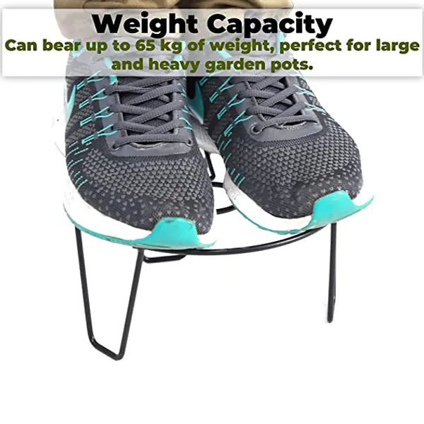 Set_Of_15_Black_Metal_Round_O_Shape_Flower_Pot/Plant_Stand_|_For_Home_Garden_Balcony_Living_Room_Decoration