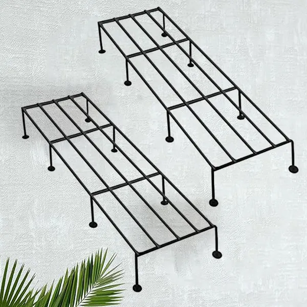 Set_Of_2_Black_Metal_Plant_Stand_For_Home_Garden__|_Heavy_Duty_Ideal_For_Balcony_Living_Room_Decor_|_24_Inches