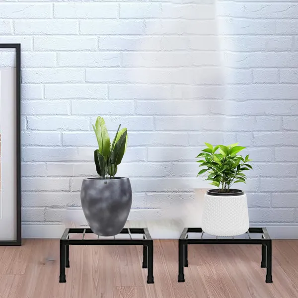 Set_Of_2_Black_Metal_Square_Stand_For_Indoor_And_Outdoor_Plants_|_Thick_And_Strong_Leg
