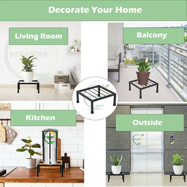 Set_Of_2_Black_Metal_Square_Stand_For_Indoor_And_Outdoor_Plants_|_Thick_And_Strong_Leg